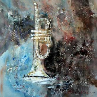 Musical Instrument oil painting